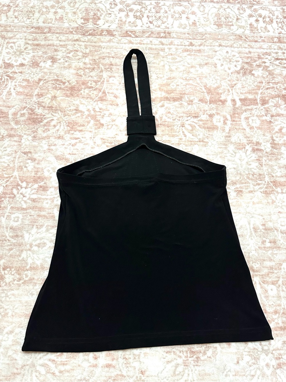 Vintage 🖤 Crystal Embellished Halter Top - Picture 4 of 9